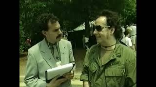 Borat breaks character