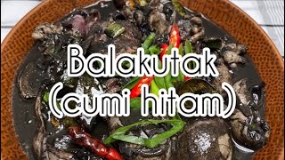 Tumis Balakutak (cumi hitam)