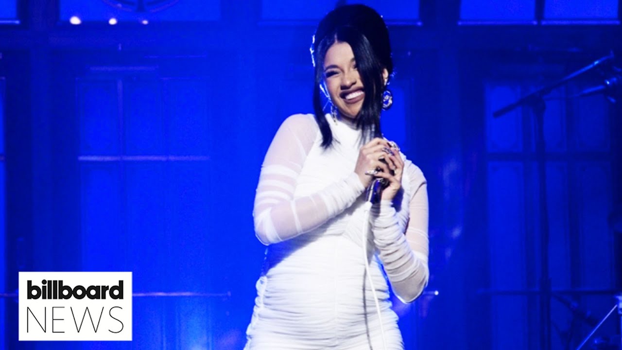 Cardi B Gives A Small First Look At Her Baby Boy | Billboard News - YouTube