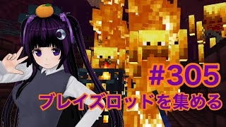 【マイクラ実況】弓無しでネザー制覇〜ブレイズ編〜　part305【Minecraft】【カスタムキャスト】【Vtuber】