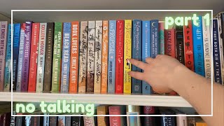 ASMR ~ updated bookshelf tour!📚 ~ part 1 ~ no talking