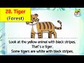 80 Animals | Unit 28 - Forest | Tiger