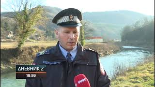 MUP Srpske - Brzom akcijom policije spasena žena koja je autom sletjela u rijeku, RTRS 31.12.2022.