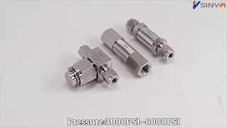 DEFLOK Compression Tube Fittings Micron Gas Liquid Instrumentation Straight In-Line Filter