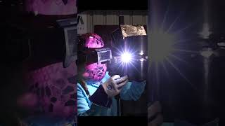 Freehand TIG Welding a Root #shorts