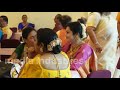 സാരിയിൽ സുന്ദരിയായി actress meena is at kala master s daughter marriage function at guruvayur