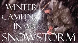 2 Nights Winter Camping in a Snowstorm