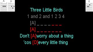 Three Little Birds by Bob Marley Guitaraoke.