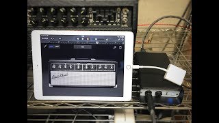 iPad の Garage Band をアンプシミュレーターとして使ってみた