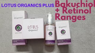 Lotus Organics Plus BAKUCHIOL + RETINOL Anti Ageing Ranges|| REVIEW + DEMO || @Lovemakeupglory