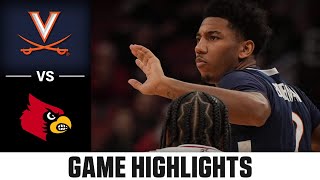 Virginia vs. Louisville Game Highlights | 2023-24 ACC Men’s Basketball