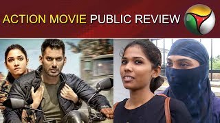 Action Movie Public Review | Action Movie Review | Action Movie  First Reaction | Vishal | Tamannaah