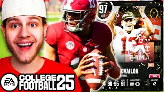 *NEW* 97 Tua Tagovailoa DOMINATES CUT Champions! College Football 25