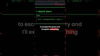 Testing SQL Injection With Just One Character!