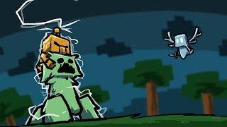 Copper Golem Can't Beat The Allay So He Did This | Copper Golem VS. Allay Minecraft Animation