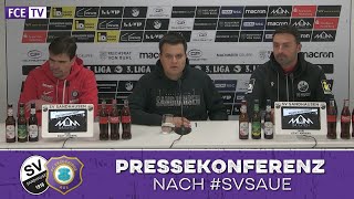 Die Pressekonferenz nach dem Spiel in Sandhausen