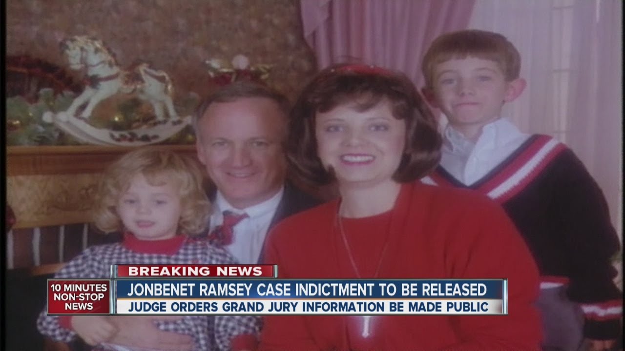 Judge Orders Release Of JonBenet Ramsey Grand Jury Indictment - YouTube