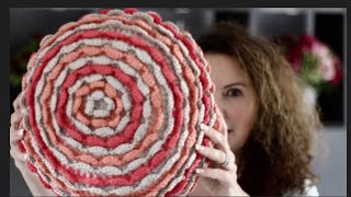 Blooming Flower Crochet Pillow Tutorial