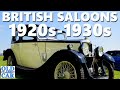 Classic British saloon cars of the 1920s & 1930s - pre-war Alvis, Austin 7, Riley 9, Morris saloons+