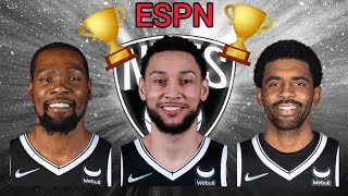 Kevin Durant, Ben Simmons, Kyrie Irving & The Nets Will Win The NBA Finals! **ESPN BOLD PREDICTION**
