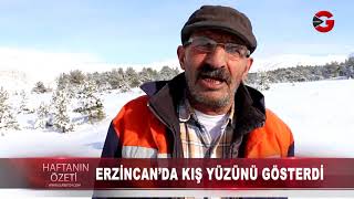 Erzincan'da kış yüzünün gösterdi