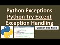 Python Try Except-Python Exception Handling-Python Try Except Tutorial-Python Try Statement-Python
