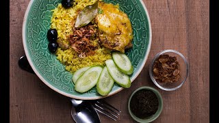 ข้าวหมกไก่มะกอกดำ Chicken Biryani with Black Olive : พลพรรคนักปรุง