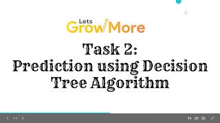 Prediction using Decision Tree Algorithm | LGMVIP-FEB2022 | Data Science | Task 2