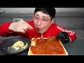 소주 한병 없이 매운 대창김치찜 대접밥 두 그릇 대창 먹방 korean spicy braised kimchi mukbang eating show