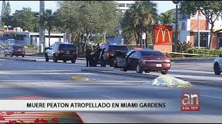 Muere un peatón atropellado por un automóvil en Miami Gardens