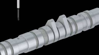 CNC deburring of camshaft