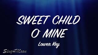 Sweet Child O' Mine – Guns N' Roses/Jasmine Thompson (Karaoke Instrumental) Lower Key