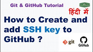 How to Create and add SSH key to GitHub ? | Adding SSH Key to GitHub | GitHub Tutorial in Hindi
