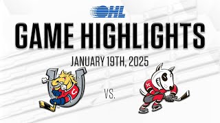 OHL Highlights: Barrie Colts @ Niagara IceDogs Jan. 19, 2025