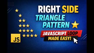 Right-Aligned Star Pattern ⭐ | JavaScript Pattern Printing Easy
