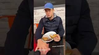 Usman Nurmagomedov and Gadzhi Rabadanov bickering for burgers .