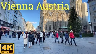 Vienna, Austria 🇦🇹 - Day Walk - December 2022 - 4K UHD Walking Tour