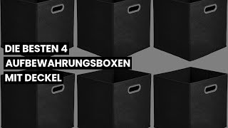 Faltbox mit deckel: Die besten 4 Aufbewahrungsboxen mit Deckel