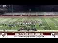 West Point High School performs at 2024 Cullman County Band Exhibition