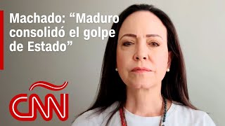 EN VIVO 🔴 | Habla María Corina Machado tras la asunción de Maduro como presidente de Venezuela