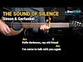 The Sound of Silence - Simon & Garfunkel (Guitar Chords Tutorial with Lyrics)