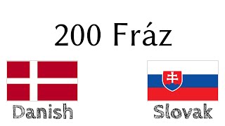 200 Fráz - Dánčina - Slovenčina