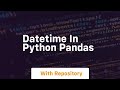 datetime in python pandas