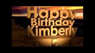 Happy Birthday Kimberly