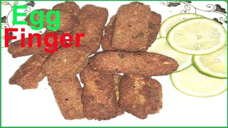 Crunchy Egg Fingers ! Evening snacks Recipe Kitchen & Cooking