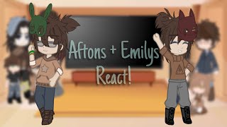 Aftons(-Eli) + Emily’s React To The Future |FNAF X MHA| Izuku afton au |My Au| {_Ch3rry._.B0mb_}