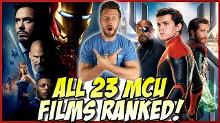 All 23 MCU Movies Ranked! (w/ Spider-man Far From Home)