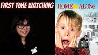 *this kid is too smart* Home Alone MOVIE REACTION (first time watching)