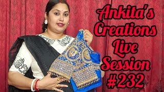 Ankita's Creations live session #232 #video #blouse #wholesaleblouse