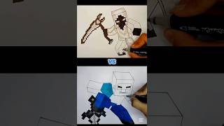 Herobrine vs Entity 303 drawing